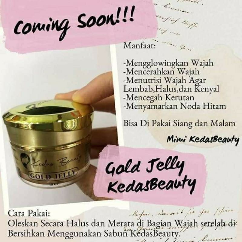 

Skincare Gold jelly kedasbeauty