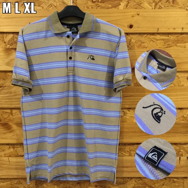 Baju Polo Quiksilver New  Berat : 350gr Size : M L XL  Harga : 160k/pcs