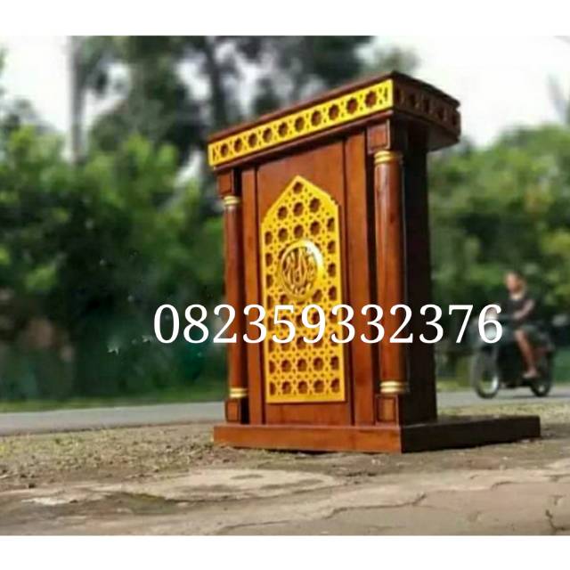 Mimbar podium masjid mimbar masjid