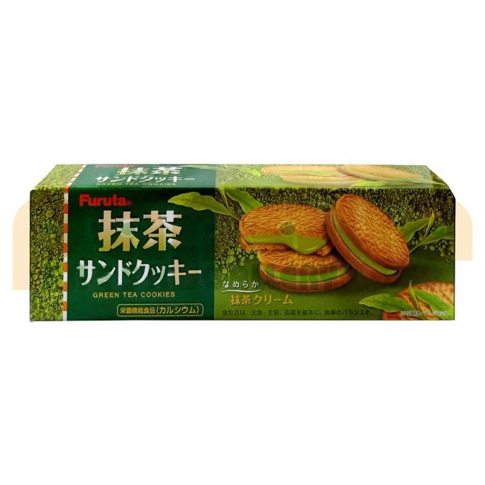 

:::::::] Furuta Greentea Cream Sand Cookies 85 Gr