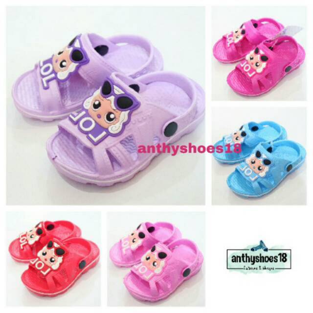 Sandal Tali Karet Anak Bayi Perempuan LOL DULUX 271 19-24