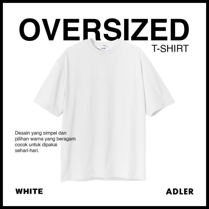 Kaos Oversized ADLER Studios - Putih