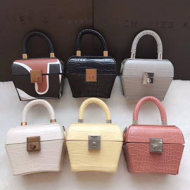 Tas Charles and Keith Croco Bag Original 715