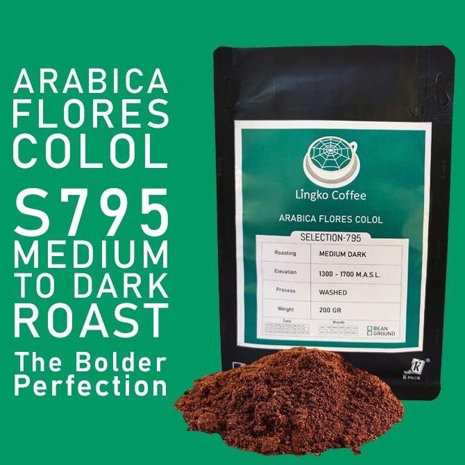

[ COD ] COFFEE ARABICA FLORES MANGGARAI - 200 GR MEDIUM DARK - BIJI / BUBUK BERKUALITAS Kode 62
