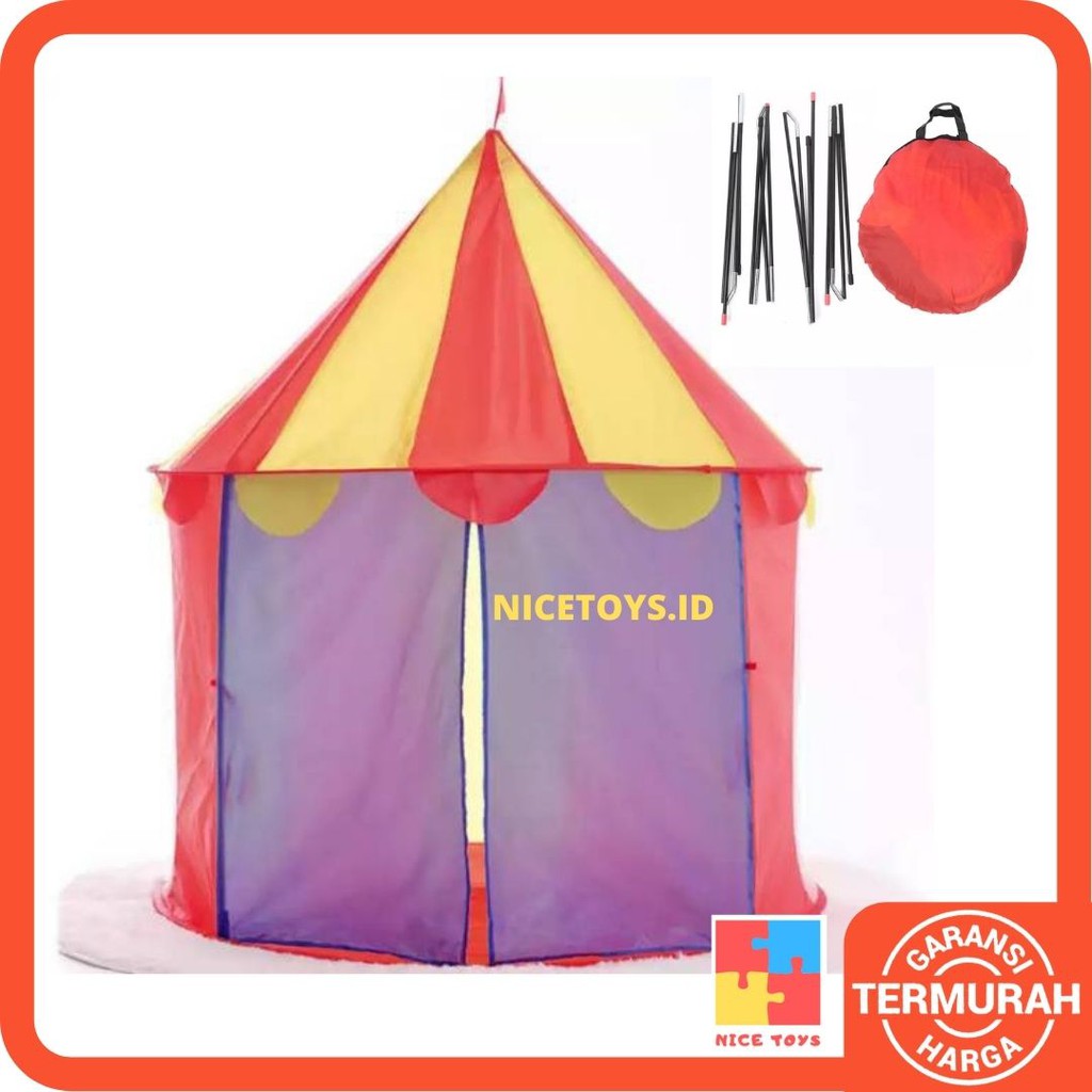 Tenda Mainan Kids Tent Circus Tenda Anak Karakter Tenda Lipat Tenda Bermain Anak Tenda Castle Anak