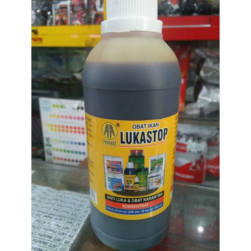 Lukastop 250ml Luka Stop Obat Karantina Ikan Penyembuhan Anti Luka AA