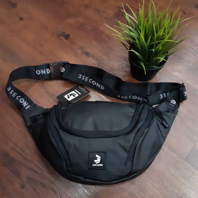 0509 waistbag 3second original atas 3second tas pria