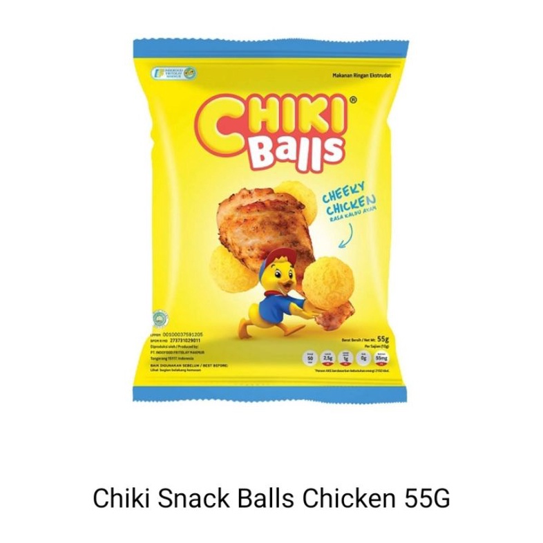 

Chiki balls Snack chicken 55gr