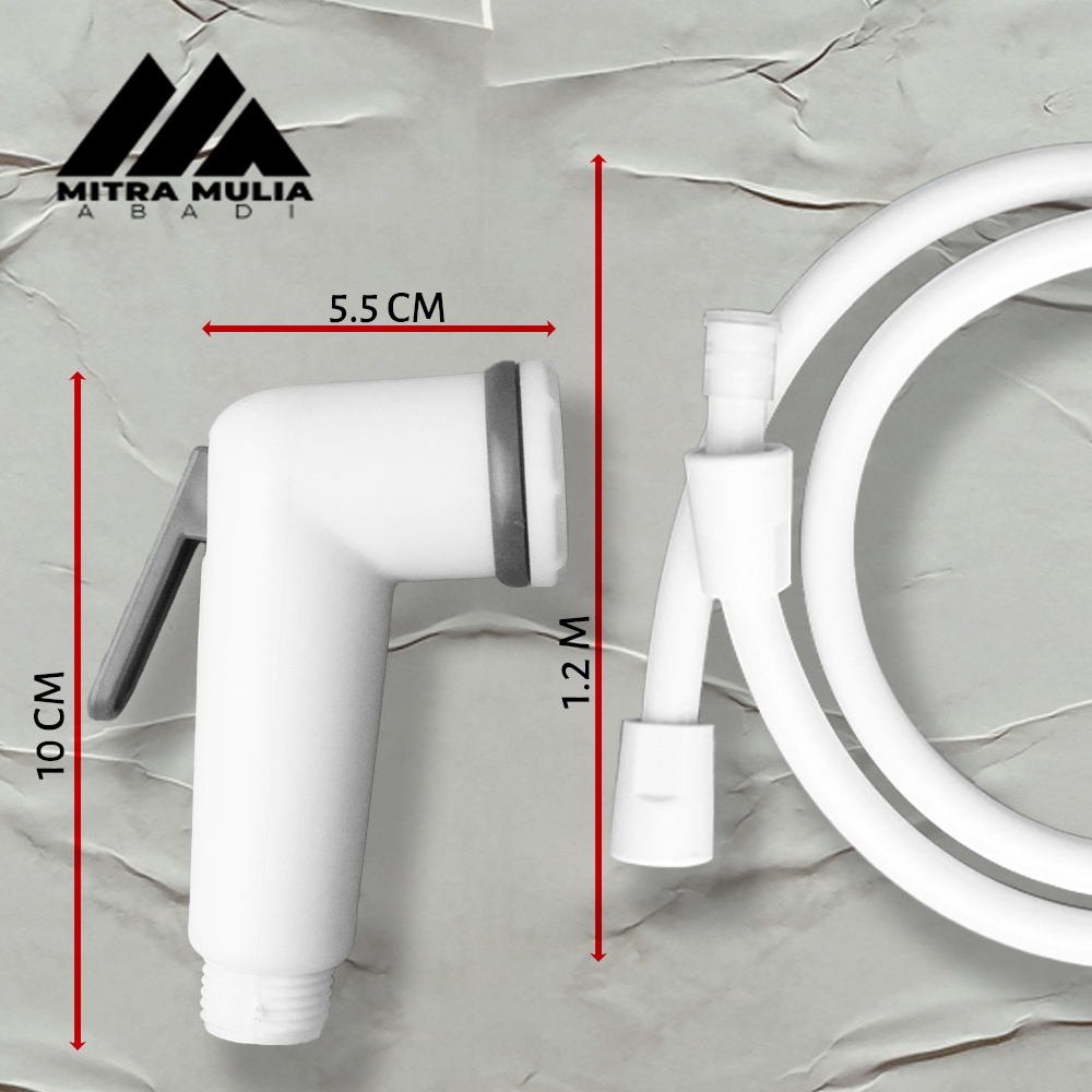 Jet Shower Classic l Cebok l Semprotan Kamar Mandi l Kran Hand - Handle Biasa