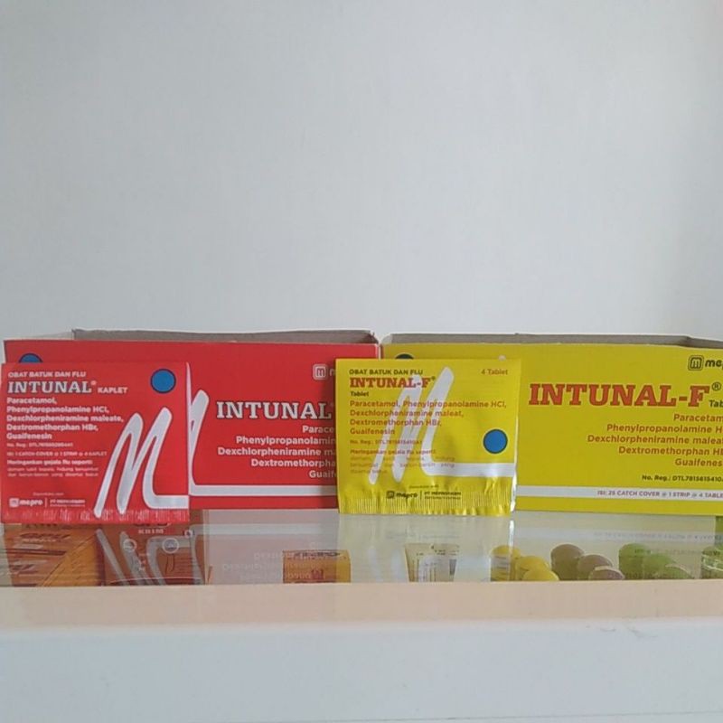 INTUNAL KAPLET/INTUNAL F/OBAT BATUK FLU