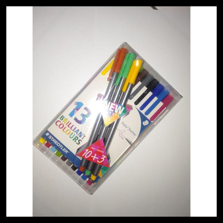 

NEW STAEDTLER TRIPLUS FINELINER SET PULPEN ( 10 PCS ) PAKET ALAT TULIS MURAH