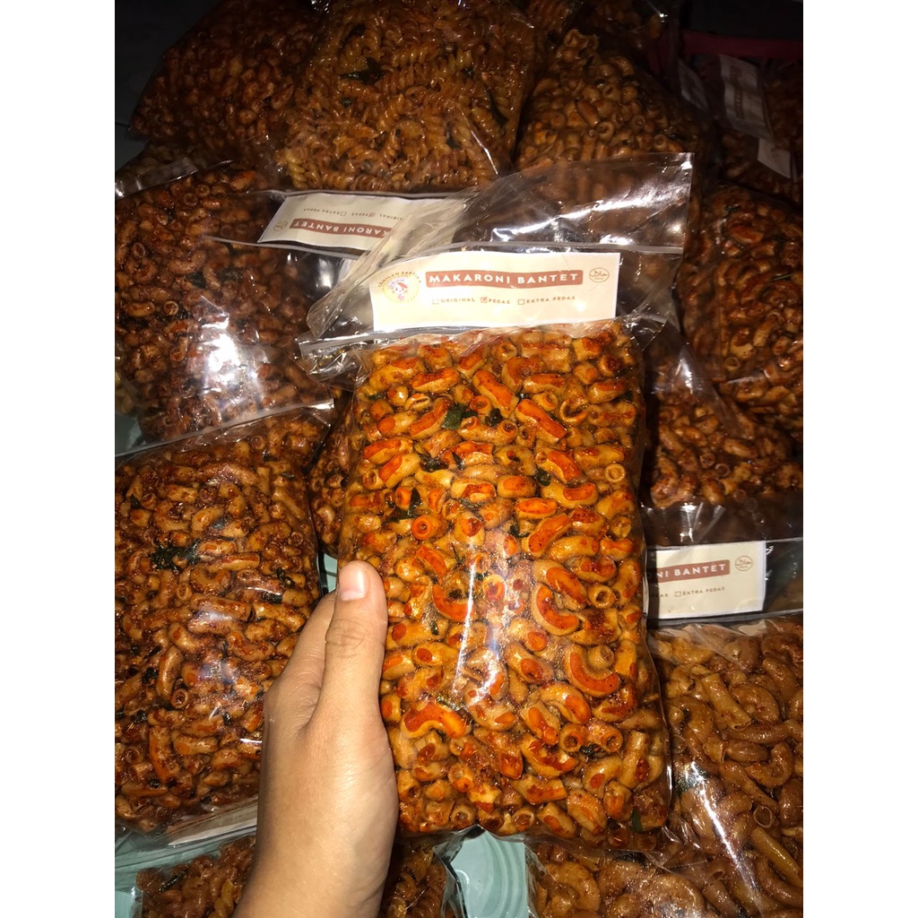 1/4 KG MAKARONI BANTET DAUN JERUK 250 GRAM - TIDAK KERAS - DAUN JERUK