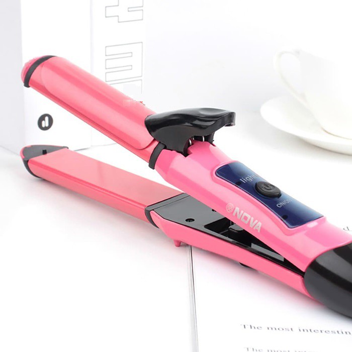 Catok Catokan Rambut Hair Straightener Curly Keriting &amp; Lurus 2in1 Ori