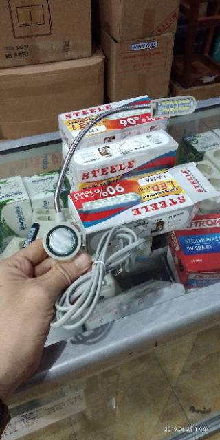 Lampu mesin jahit led flexible 14 titik pakai saklar