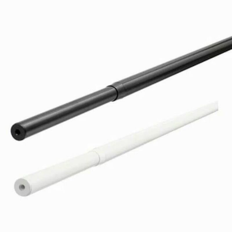 Ikea RackaBatang tirai 70-120cm Hitam/Putih
