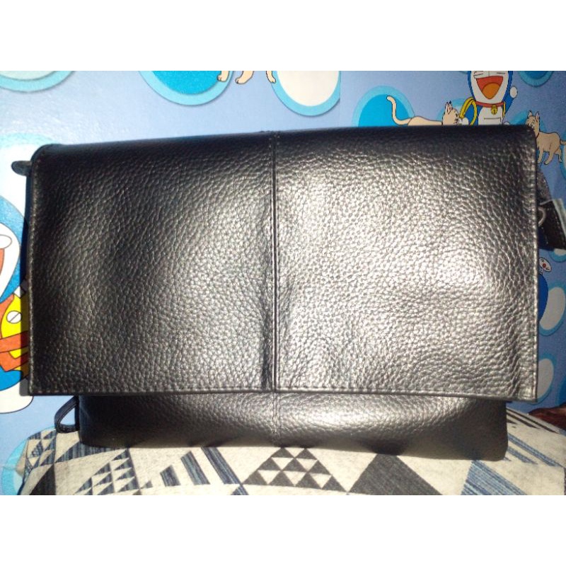 TAS KULIT JINJING LAKI LAKI TAS KULIT PAPIRUT TAS KULIT GARUT ASLI