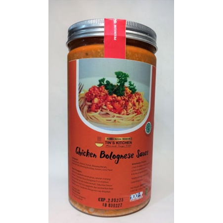 

CHICKEN BOLOGNESE SAUCE TIN'S KITCHEN / BUMBU MASAK / BUMBU SIAP PAKAI / BUMBI SIAP SAJI / TANPA PENGAWET DAN TANPA MSG