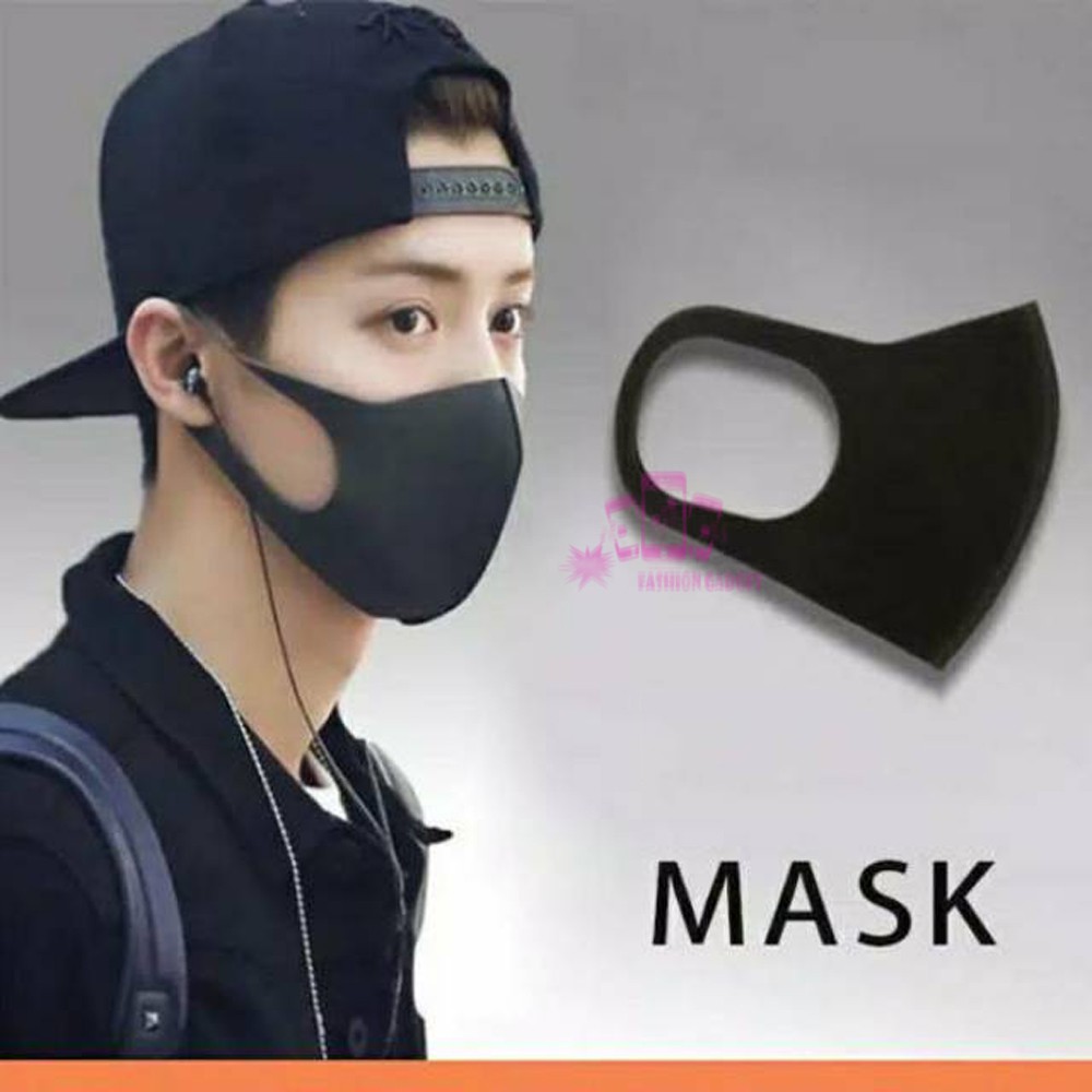 Masker Pitta / Masker Debu / Masker pita/ Masker kpop ala korea / Masker kekinian 1 Pcs WARNA ACAK