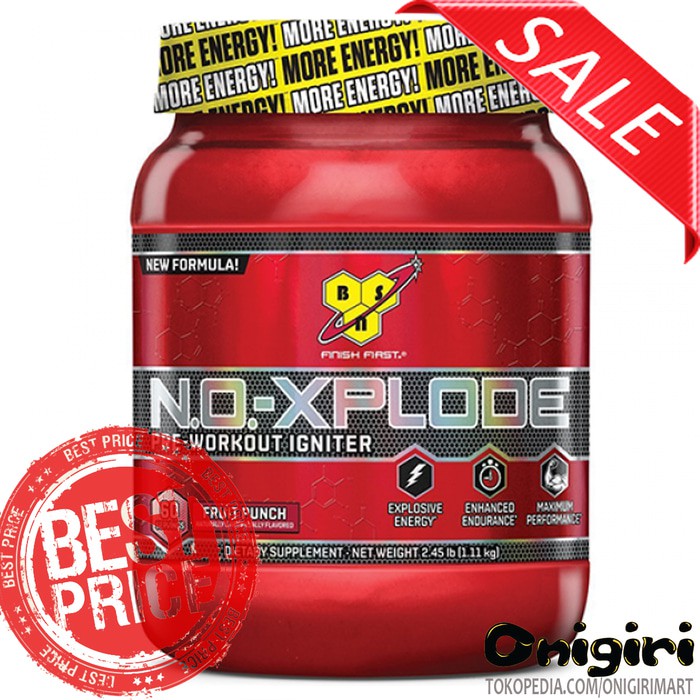 PROMO BPOM BSN NO Xplode 60 serving | N.O. Xplode | Preworkout Nitrix Oxide