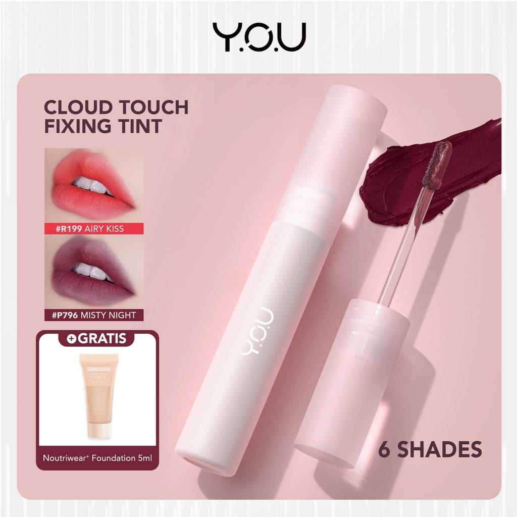 `ღ´ PHINKL `ღ´ Y.O.U Cloud Touch Fixing Liptint | Korean Style