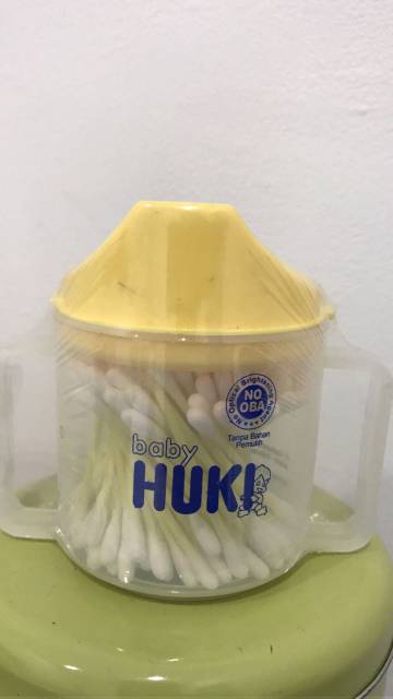 Training cup baby Huki gelas + cottonbud #084