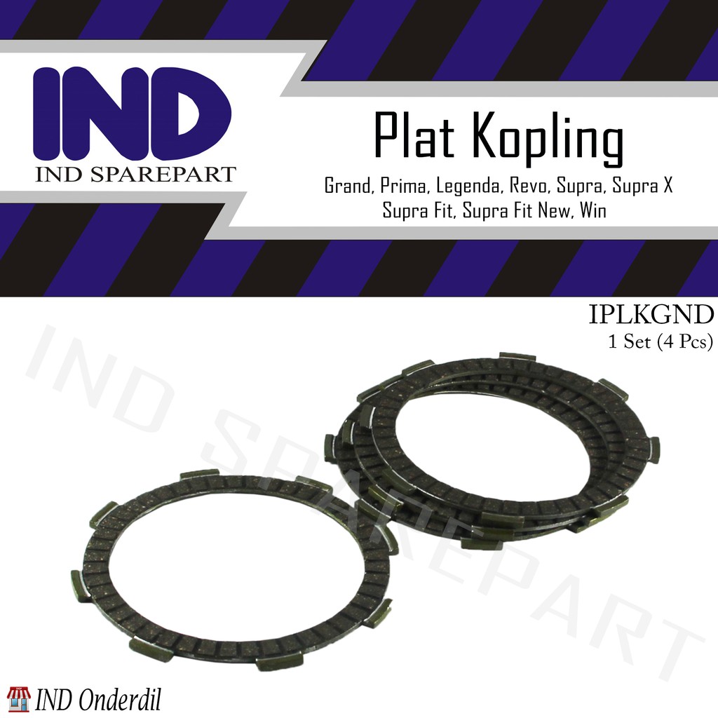 Kampas/Kanvas Plat Kopling Set Grand/Supra X/Fit/Revo 100/Win/Prima/Legenda/Supra/Supra Fit New