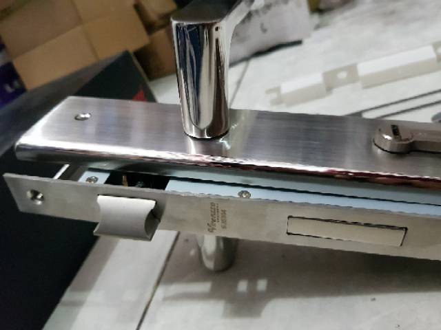 Kunci pintu besar virenzzo full stainless tebal anti karat PROMO