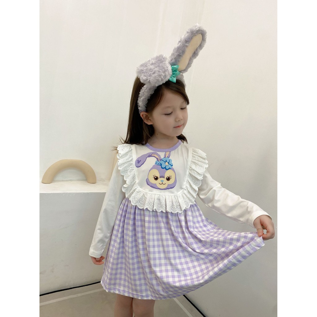 Dress Anak Perempuan Korean Fashion Motif Kelinci/Melody Long Sleeve Gaun