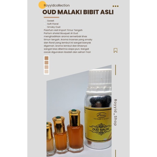 Parfum Oud Malaki bibit asli | Timur tengah