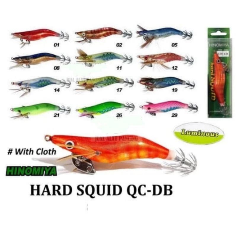 UMPAN CUMI UMPAN EGI RATTLE EGI 1.8 2.0 2.5 3.0 EGING HINOMIYA HARD SQUID