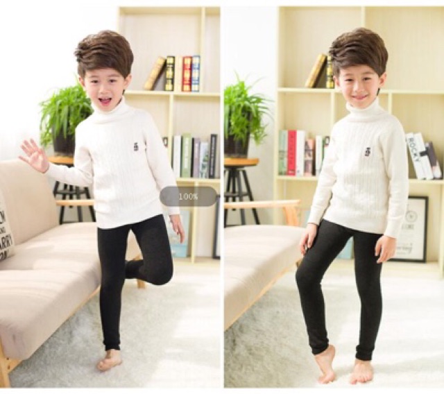 IMPORT MOLLAD Legging Kids Boy Thermal Bulu Anak Musim Dingin Winter Kids