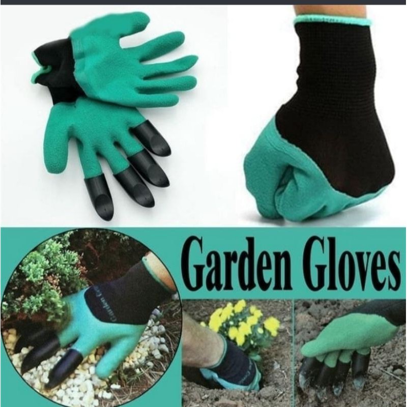 SARUNG TANGAN BERKEBUN / GARDEN GLOVES / SARUNG TANGAN BERKEBUN DENGAN CAKAR /SARUNG TANGAN KARET