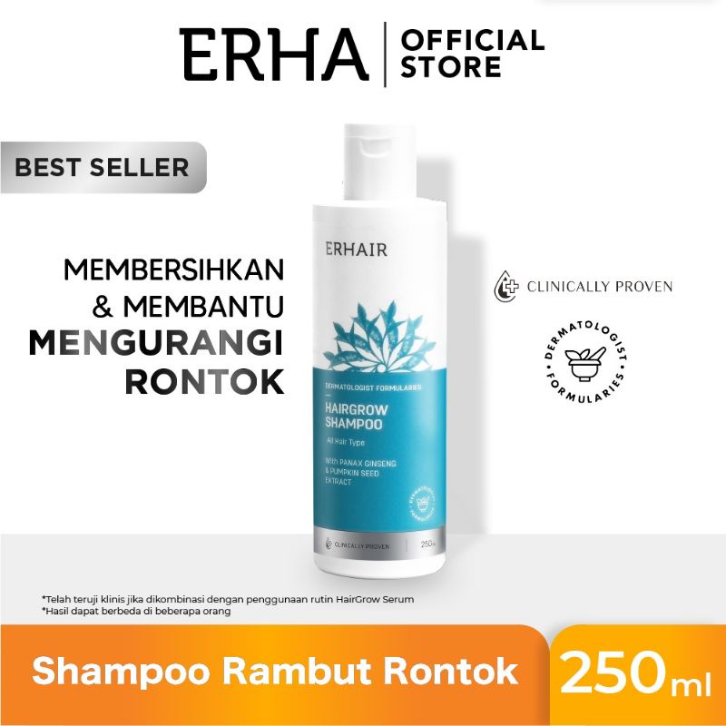 ERHAIR HairGrow Shampoo 250ml - Shampo Rambut Rontok
