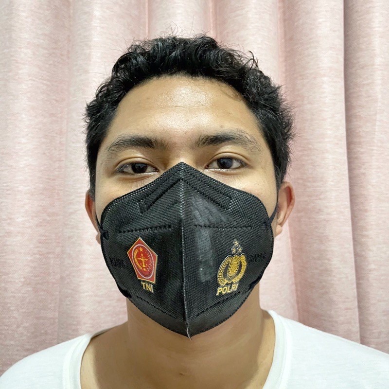 JAMIN MURAH MASKER KN95 5-PLY TNI POLRI
