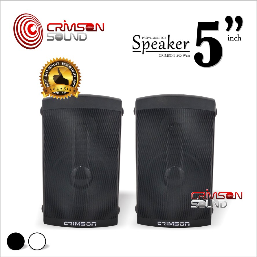 Speaker dinding 5 inch 2 way Crimson CRX-A502 BLACK