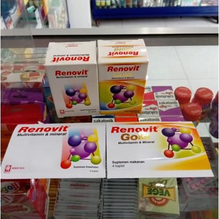 RENOVIT TABLET & RENOVIT GOLD (KEMASAN STRIP)