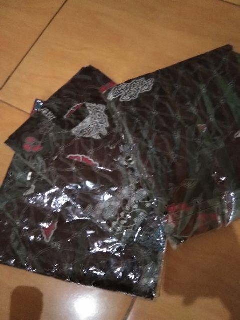 Batik Couple Keluarga Sania Ruffle Ori Ndoro Jowi Dnt Matahari Terbit Abu