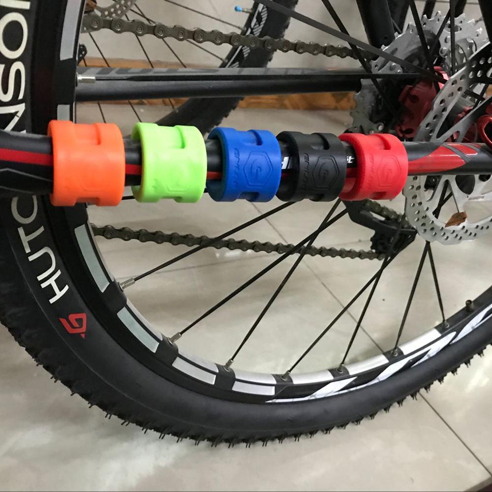 Lanfy Bike Chain Guard Cycling Parts Aksesoris Sepeda Road Bike Garpu Belakang Pelindung Rantai Karet