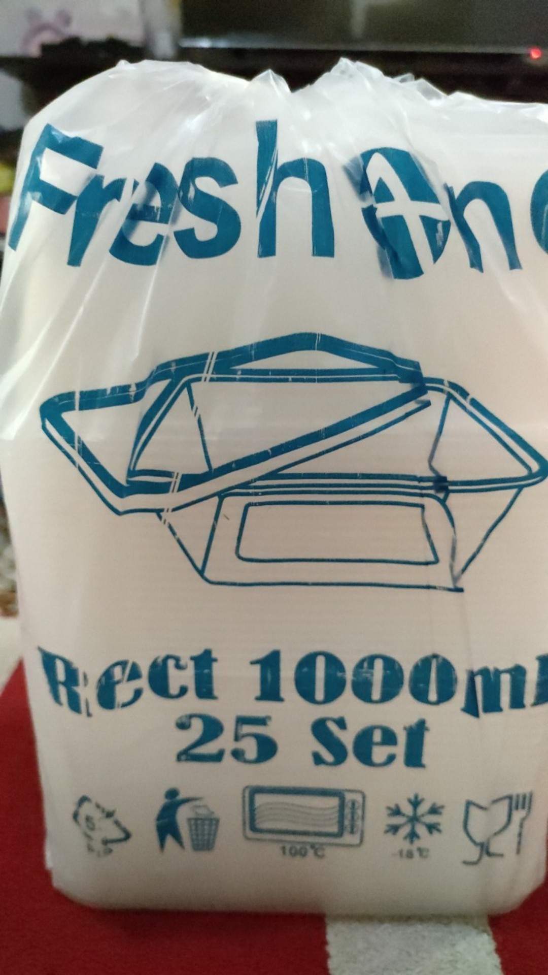 Thinwall 1000 Ml Rec(min Order 25 Dan Kelipatannya)