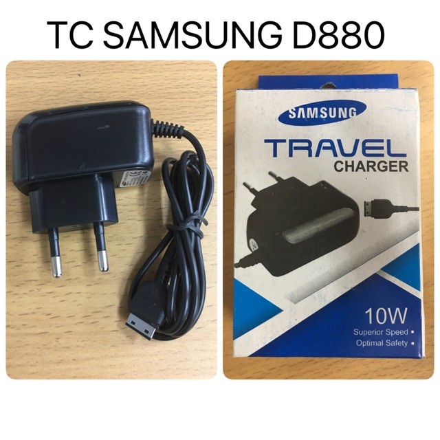 TC TRAVEL CHARGER D880 SAMSUNG TIPE LAMA YANG LEBAR PIPIH E1080 E1195 E1205