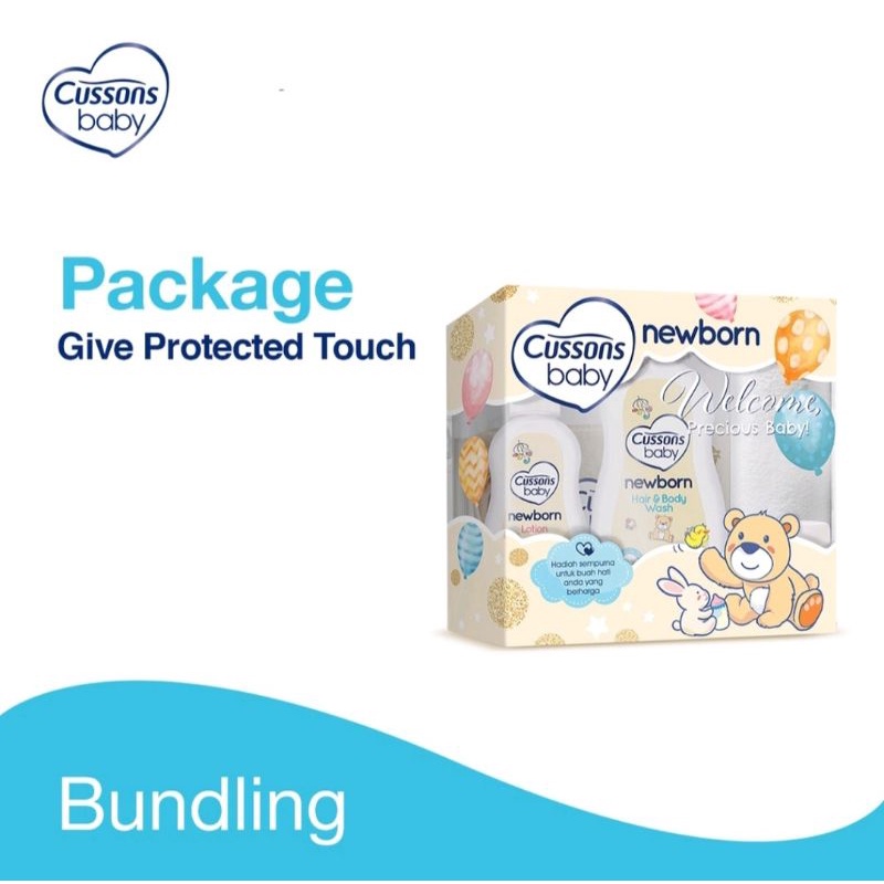 cussons baby Newborn Package/ Sabun bayi set