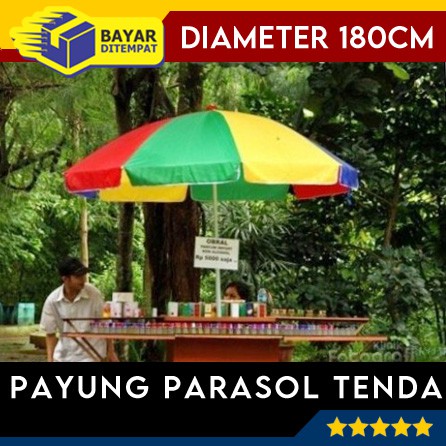 Payung Cafe Pantai Jualan - Payung Tenda Parasol 180cm