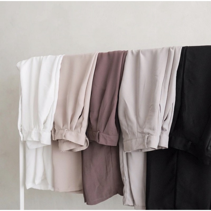 DALLAS LOOSE PANTS KOREA - CELANA PANJANG WANITA KARGO - CELANA CULLOTES  WARNA PASTEL - FLOWY PANTS - CELANA KERJA WANITA - CELANA BAHAN - FORMAL PANTS - HADIAH / KADO ULTAH CEWEK