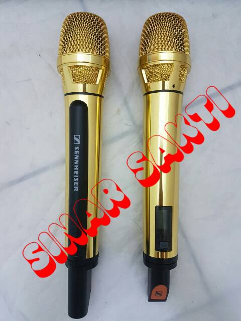 mic wireless sennheiser skm5300 skm 5300 free koper gold microphone