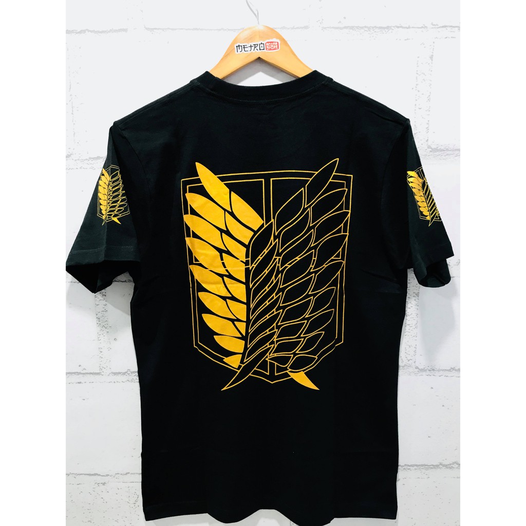 Kaos distro Anime Shingeki no Kyoujin SNK Gold T-shirt Attack on Titan