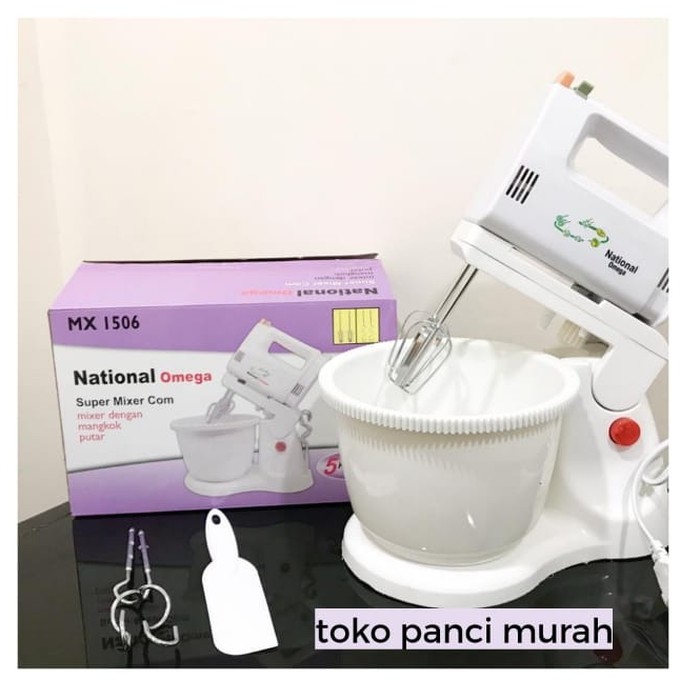 berkualitas MIXER ROTI NATIONAL OMEGA - STAND MIXER NATIONAL OMEGA 1506 Diskon
