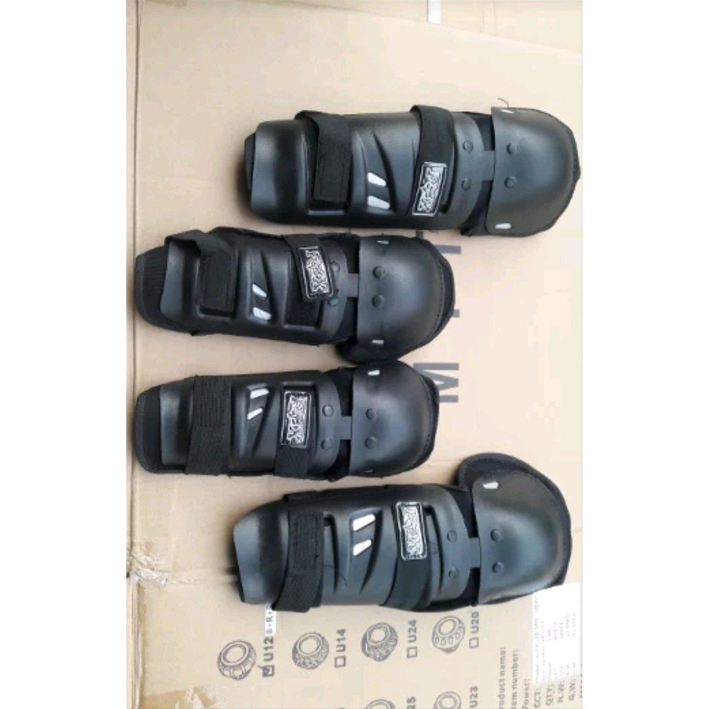 Jual Deker Fox Fullset - Pelindung Tangan Kaki Fox Black Allsize Murah