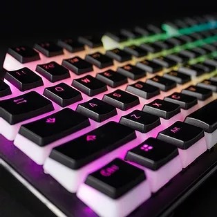 Tecware Double Shot PBT Pudding Backlit Keycaps - Gaming Keycaps