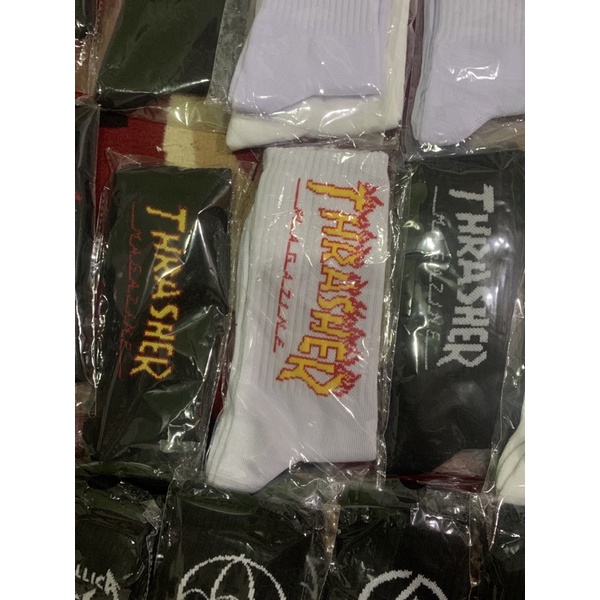 KAOS KAKI THRASHER / THRASHER SOCK / SKATESOCK / OLDSCHOOL SOCK