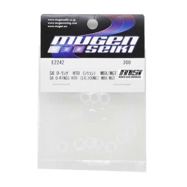 MUGEN SEIKI E2242  S6 O-RING HTD SILICONE MBX/MGT